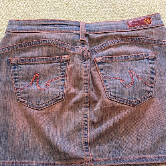 AG Adriano Goldschmied Mini Denim Skirt Size 26 - Picture 4 of 8